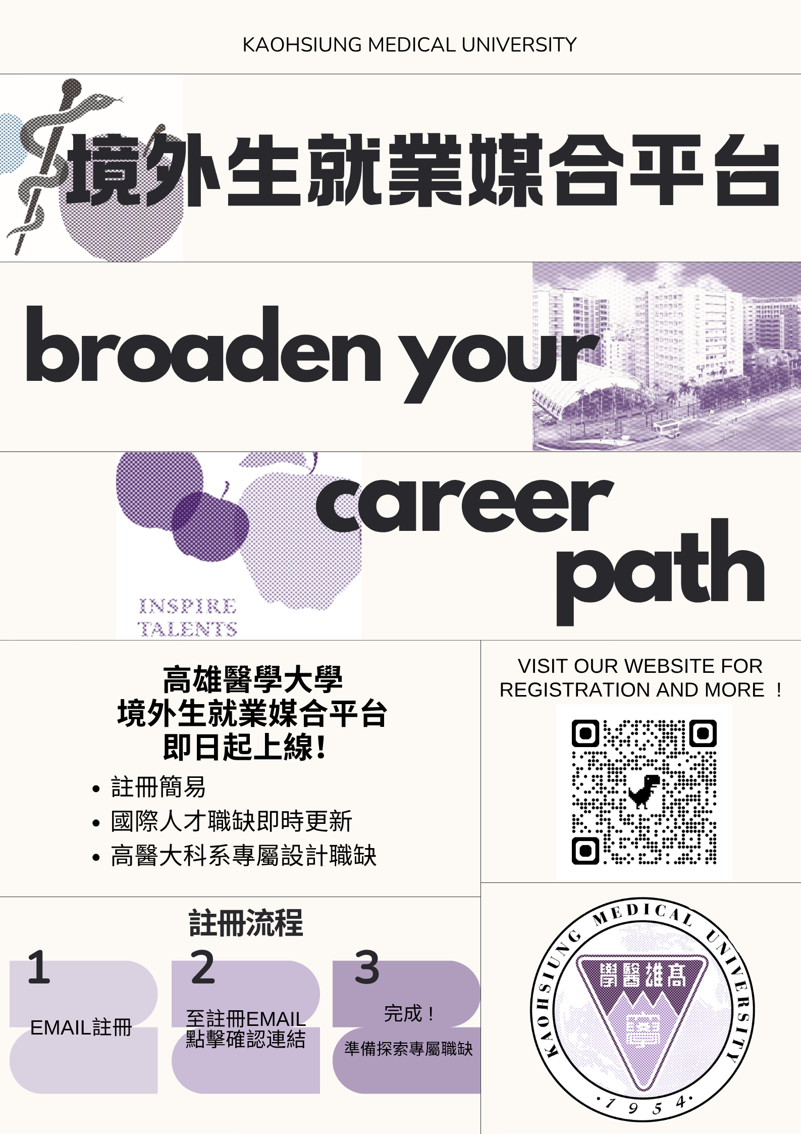 就業媒合平台海報中